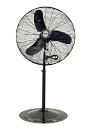 Air King 9174 24-inch Industrial Grade Oscillating Pedestal Fan, 1/3 HP