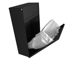 S.A.C. Sanitary Napkin & Tampon Disposal Receptacle -Black Powder coated steel- 1 Unit # 9200BK