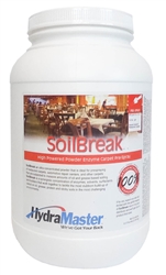 HydraMaster SOILBREAK High Powered Powder Enzyme Carpet Pre-Spray, Case of Four - 6.5# Jars, 950-120-B