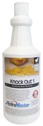 HydraMaster KNOCKOUT 1 One Part Oxidizing Stain Remover, 12 x 1 qt. case, 950-254-A