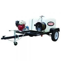 SIMPSON Trailer Electric Start, Cold Water 4200 PSI Mobile Pressure Washer w/ HONDA GX200 # 95003
