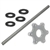 EDCO A212 CPL-8 6-shaft startup pack with 66 CP206-T 6-point carbide cutters, 234 spacers and 6 shafts