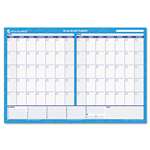 AT-A-GLANCE&reg; Recycled 30/60-Day Undated horizontal Erasable Wall Planner, 48 x 32, Blue/White # AAGPM33328