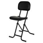 Alera Plus&trade; IL Series Height-Adjustable Folding Stool, Black # AAPCS612