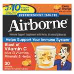 Airborne&reg; Immune Support Effervescent Tablet, Orange, 30 Count # ABN10030