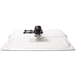 Hydro-Force AC041 clear vacuum box assembly with flash cuff for the AC040 Air Wave duct cleaning system