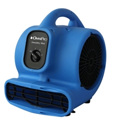 OmniPro OmniDry Mini AC085 compact 3-speed air mover for drying crawl spaces and cabinets