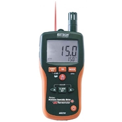 Extech Pinless Moisture Psychrometer + IR Thermometer