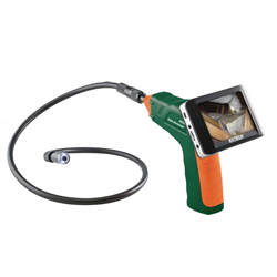 Extech BR200 Video Borescope Camera With 3.5-inch Color TFT LCD Wireless Monitor With Memory Card, AC129