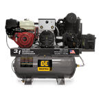 Be Pressure 19 CFM @ 175 PSI - 30 GALLON AIR COMPRESSOR, GENERATOR, WELDER, WITH HONDA GX390 ENGINE, AC1330HB3000W