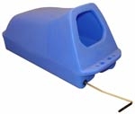 Hydro-Force 4-gallon shampoo tank (AC96) mounted for rotary shampoo cleaning on a VersaPro MH48 floor machine