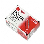 ACCO Smooth Economy Paper Clip, Steel Wire, No. 3, Silv