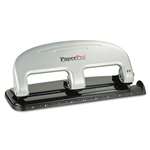 PaperPro&reg; Three-Hole Punch, 20 Sheet Capacity, Black/Silver # ACI2220