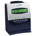 Acroprint&reg; ES1000 Totalizing Digital Automatic Payroll Recorder/Time Clock, Blue and Silver # ACP010215000