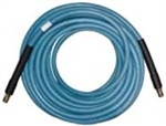 Hydro-Force Signa blue high pressure solution hose 1/4 inch by 100 feet with steel braid AH172