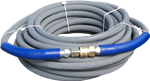Pressure-Pro Pressure Washer Hose 3/8-inch x 50' w/ Quick Connect, Non-Marking Gray, Commercial Grade, Max Pressure: 4200 PSI, Max Temp: 250 degF
