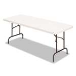 Alera&reg; Banquet Folding Table, Rectangular, Radius Edge, 60 x 30 x 29, Platinum/Charcoal # ALE65602