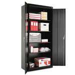 Alera&reg; Assembled 78" High Storage Cabinet, w/Adjustable Shelves, 36w x 18d, Black # ALECM7818BK