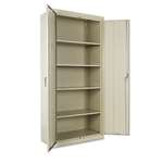 Alera&reg; Assembled 78" High Storage Cabinet, w/Adjustable Shelves, 36w x 18d, Putty # ALECM7818PY