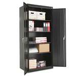 Alera&reg; Assembled 78" High Storage Cabinet, w/Adjustable Shelves, 36w x 24d, Black # ALECM7824BK