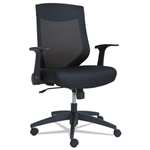 Alera&reg; EBK Series Synchro Mid-Back Mesh Chair, Black/Black Frame # ALEEBK4217