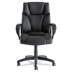 Alera Fraze High-Back Swivel/Tilt Chair, Black Leather # ALEFZ41LS10B