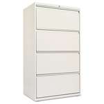 Alera&reg; Four-Drawer Lateral File Cabinet, 30w x 19-1/4d x 53-1/4h, Light Gray # ALELF3054LG