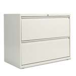 Alera&reg; Two-Drawer Lateral File Cabinet, 36w x 19-1/4d x 28-3/8h, Light Gray # ALELF3629LG