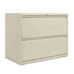 Alera&reg; Two-Drawer Lateral File Cabinet, 36w x 19-1/4d x 28-3/8h, Putty # ALELF3629PY