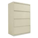 Alera&reg; Four-Drawer Lateral File Cabinet, 36w x 19-1/4d x 53-1/4h, Putty # ALELF3654PY