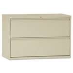 Alera&reg; Two-Drawer Lateral File Cabinet, 42w x 19-1/4d x 28-3/8h, Putty # ALELF4229PY