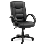 Alera Strada Series High-Back Swivel/Tilt Chair w/Black