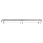 Alera Industrial Wire Shelf Back Support, 48, Silver,