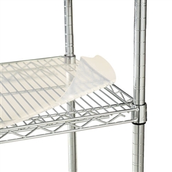 Alera Shelf Liners For Wire Shelving, 36w x 18d, Clear 