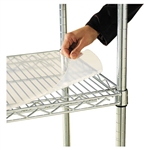 Alera Shelf Liners For Wire Shelving, 36w x 24d, Clear 