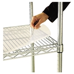 Alera Shelf Liners For Wire Shelving, 48w x 18d, Clear 