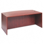 Alera Valencia Series Bow Front Desk Shell, 71w x 35-1/