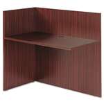 Alera&reg; Valencia Reversible Reception Return, 44w x 23-5/8d x 43-3/4h, Mahogany # ALEVA324424MY