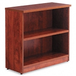 Alera Valencia Series Bookcase/Storage Cabinet, 2 Shelv