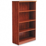 Alera Valencia Series Bookcase/Storage Cabinet, 4 Shelv