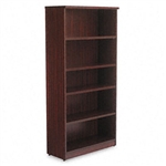 Alera Valencia Series Bookcase/Storage Cabinet, 5 Shelv