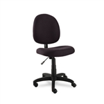 Alera Swivel Task Chair, Acrylic, Black # ALEVT48FA10B