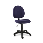 Alera Swivel Task Chair, Acrylic, Blue # ALEVT48FA20B