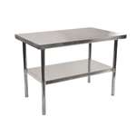 Alera&reg; Stainless Steel Table, 48 x 30 x 35, Silver # ALEXS4830