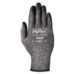 AnsellPro HyFlex Foam Gloves, Dark Gray/Black, Size 10, 12 Pairs # ANS1180110