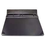 Artistic&reg; Executive Desk Pad Organizer with Storage, Matte Finish, 22 x 17, Black # AOP516631S