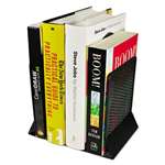 Artistic&reg; Urban Collection Punched Metal Bookends, 6 1/2 x 6 1/2 x 5 1/2, Black # AOPART20008