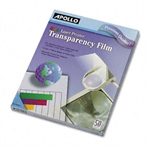 Apollo Color Laser Printer/Copier Transparency Film, Le