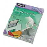 Apollo Write-On Transparency Film, Letter, Clear, 100/B