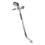 HydroForce AR51A Gekko stainless steel tile and grout cleaning wand with solution line, no head